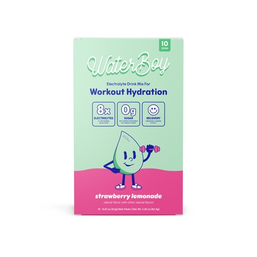 WaterBoy Workout Hydration Strawberry Lemonade
