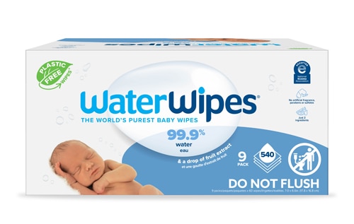 WaterWipes Original 99.9% Water Based Baby Wipes Unscented for Sensitive Skin