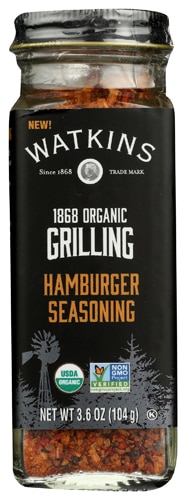 Watkins Organic Hamburger Grilling Seasoning