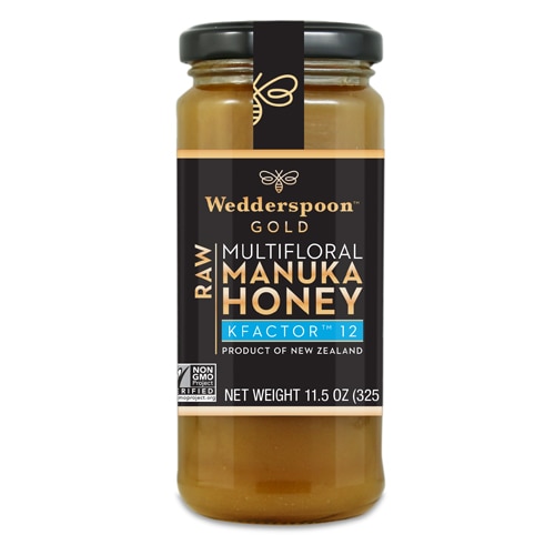 Wedderspoon Gold Raw Multifloral Manuka Honey KFactor™ 12