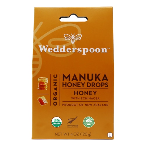 Wedderspoon Organic Manuka Honey Drops Honey