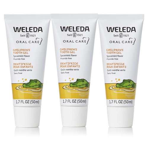 Weleda Oral Care Children's Tooth Gel Toothpaste Fluoride Free Spearmint
