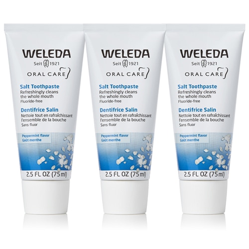 Weleda Oral Care Salt Toothpaste Refreshing Fluoride Free Peppermint