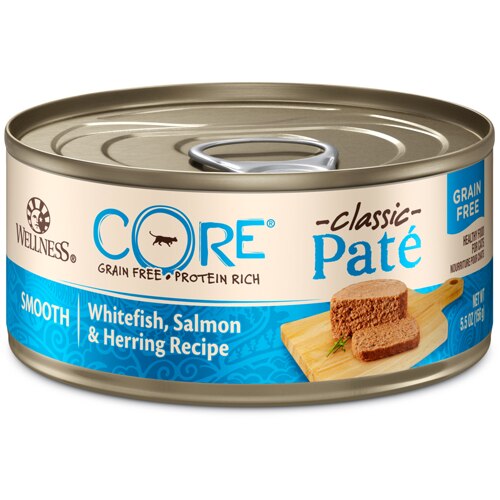 Wellness Core Wet Cat Food Grain Free Pate Salmon-Whitefish and Herring Recipe