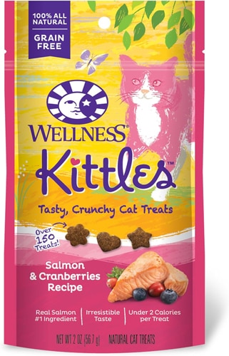 Wellness Kittles Crunchy Cat Treats Salmon & Cranberries Recipe