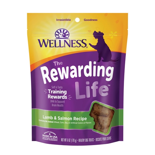 Wellness Rewarding Life Soft Training Rewards Lamb & Salmon Recipe For Dogs