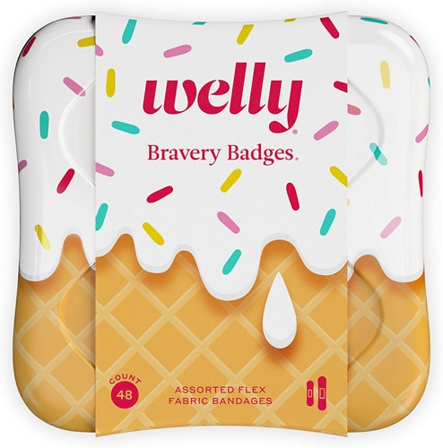 Welly Flex Fabric Bandages - Ice Cream