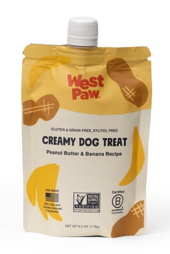 West Paw Dog Treats Creamy Nut Butter Peanut Butter & Banana