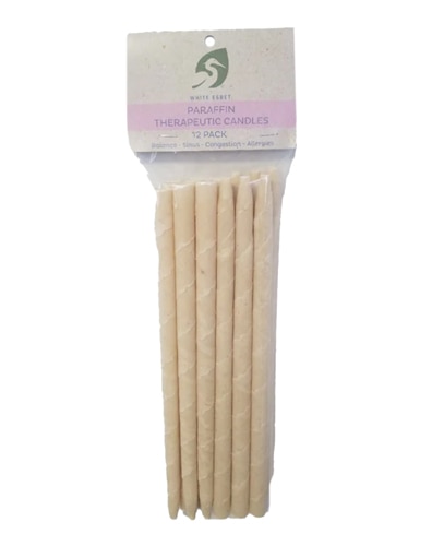 White Egret Therapeutic Ear Candles - Paraffin