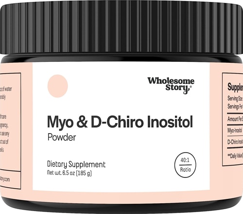 Wholesome Story Myo & D-Chiro Inositol Powder 90-Day Supply