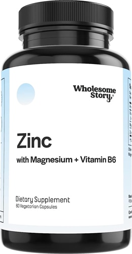 Wholesome Story Zinc with Magnesium + Vitamin B6