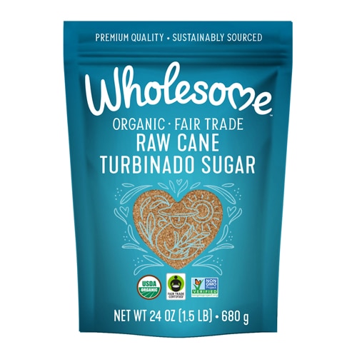 Wholesome Organic Raw Cane Turbinado Sugar