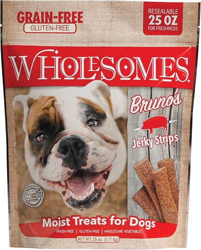 Wholesomes Dog Jerky Sticks Bruno's Grain Free Pork