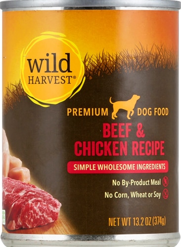 Wild Harvest Wet Dog Food Beef & Chicken Recipe