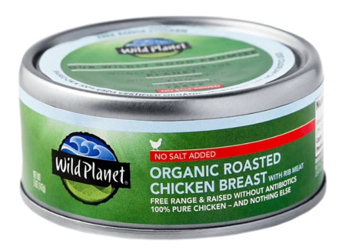 Wild Planet Organic Roasted Chicken Breast No Salt Added