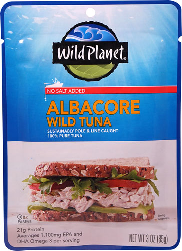 Wild Planet Wild Albacore Tuna No Salt Added