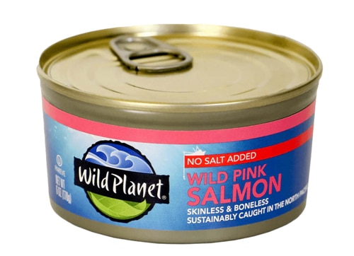 Wild Planet Wild Pink Salmon Skinless & Boneless No Salt Added