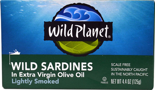 Wild Planet Wild Sardines In Extra Virgin Olive Oil Lightly Smoked