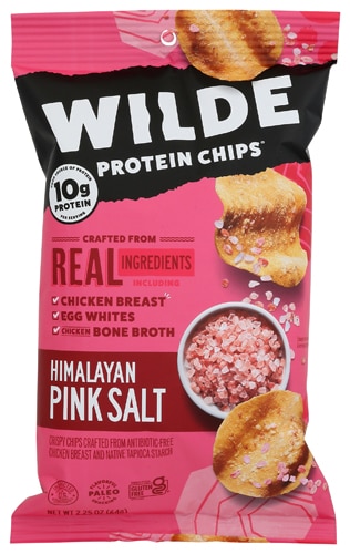 Wilde Gluten Free Protein Chips Himalayan Pink Salt & Chicken