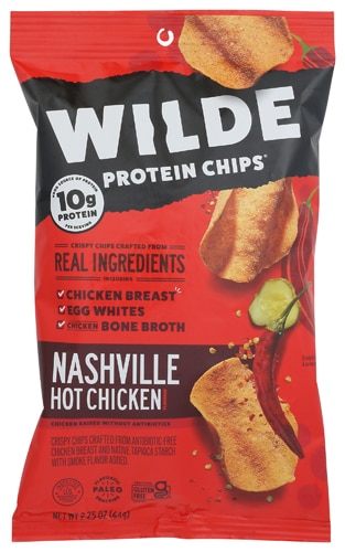 Wilde Gluten Free Protein Chips Nashville Hot Chicken