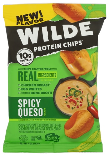 Wilde Protein Chips Spicy Queso