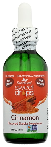 SweetLeaf Sweet Drops Flavored Stevia Sweetener Cinnamon