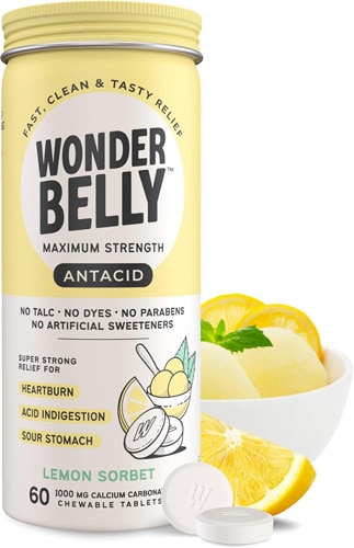 Wonderbelly Antacid Lemon Sorbet