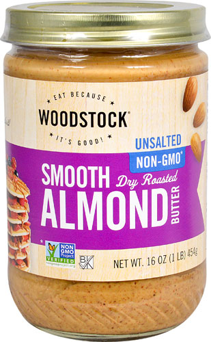 Woodstock Non-GMO Almond Butter Smooth Unsalted