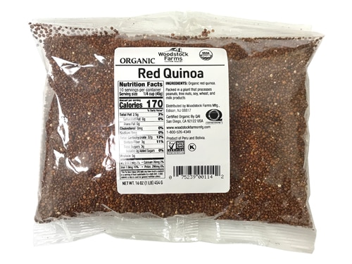 Woodstock Non-GMO Organic Kosher Red Quinoa