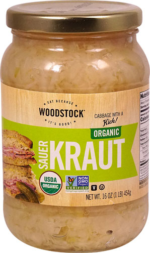 Woodstock Non-GMO Organic Kosher Sauerkraut