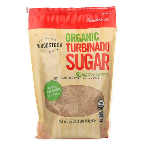 Woodstock Non-GMO Organic Kosher Turbinado Sugar