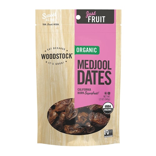 Woodstock Non-GMO Organic Kosher Unsweetened Medjool Dates