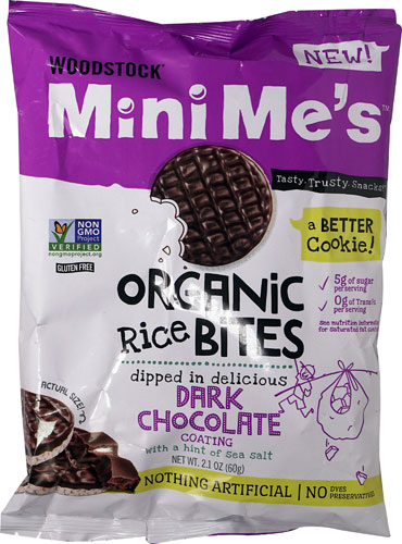 Woodstock Non-GMO Organic Mini Me's Rice Bites Dark Chocolate