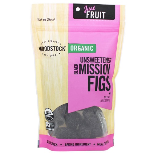 Woodstock Non-GMO Organic Unsweetened Black Mission Figs