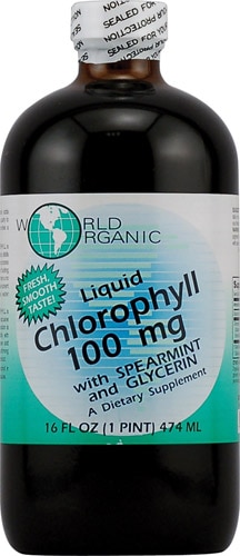 World Organic Liquid Chlorophyll with Spearmint and Glycerin