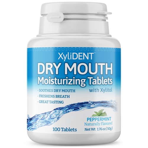 XyliDent Dry Mouth Tablets Peppermint