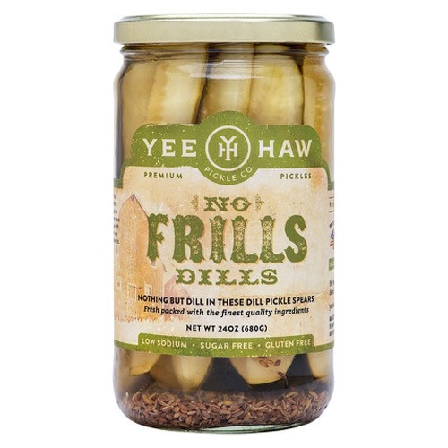 YeeHaw Pickle Co. No Frills Dills Premium Pickles