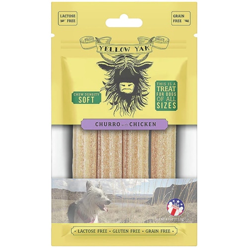 Yellow Yak Churro Chews Dog Treats Chicken