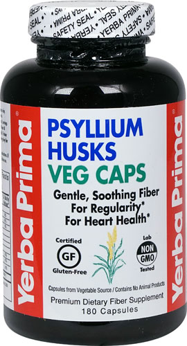 Yerba Prima Psyllium Husks Veg Caps