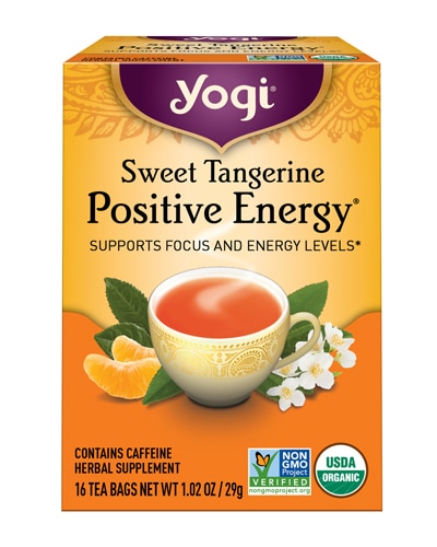 Yogi Organic Tea Positive Energy Sweet Tangerine