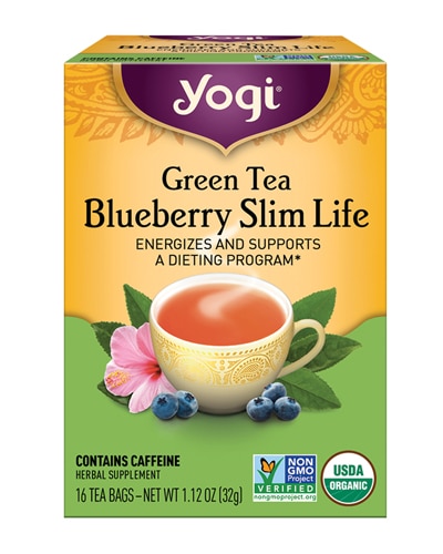 Yogi Tea Blueberry Slim Life Organic Green Tea