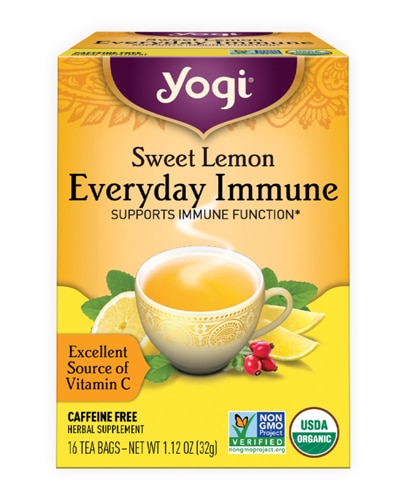 Yogi Tea Immune Organic Caffeine Free Sweet Lemon