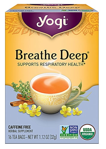 Yogi Tea Organic Breathe Deep Caffeine Free