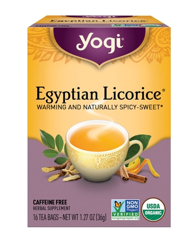 Yogi Tea Organic Caffeine Free Egyptian Licorice