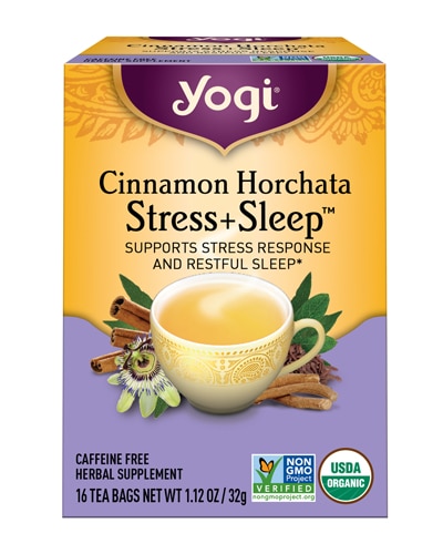 Yogi Tea Stress + Sleep Organic Cinnamon Horchata