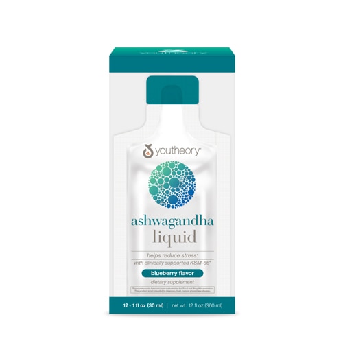 Youtheory Ashwagandha Liquid Blueberry