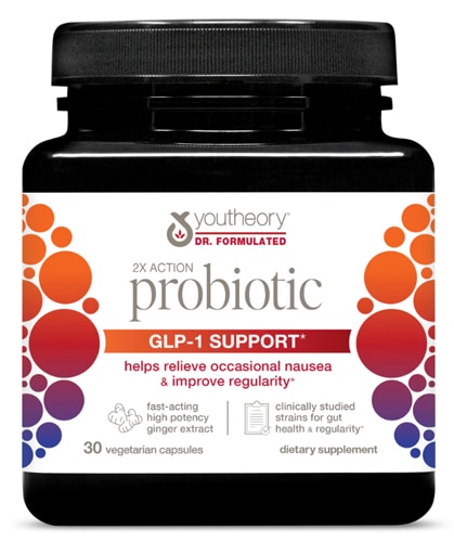 Youtheory GLP-1 Support Probiotic Capsules