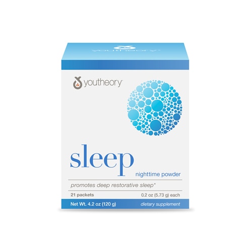 Youtheory Sleep Nighttime Powder Natural Lemon Lime