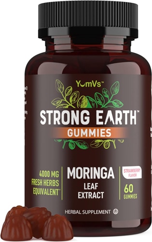 Yum V's Strong Earth Moringa Strawberry