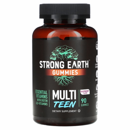 Yum V's Strong Earth Multi Teen Raspberry